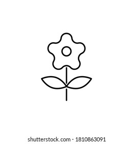 Flower, plant, nature vector icon