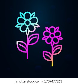 Flower, plant nolan icon. Simple thin line, outline vector of dia de muertos icons for ui and ux, website or mobile application