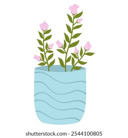 Planta de flores en la maceta