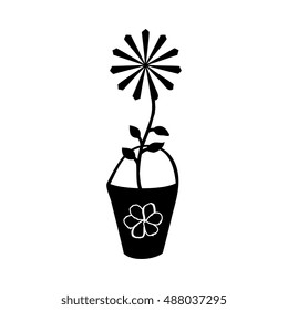 flower plant in a pot