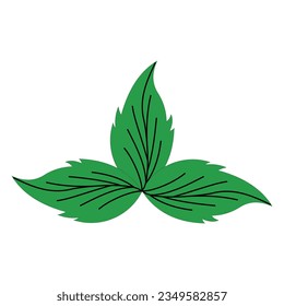 Elemento vector recolectable de la planta de flores