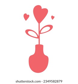 florales pflanzliches wiederverwertbares Vektorelement