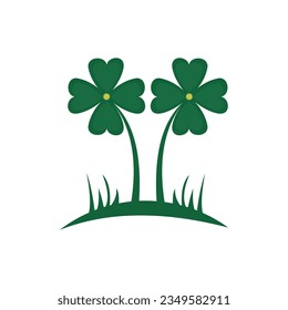 Flower plant recolorable vector element