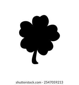 Icono sólido de la planta de flores, Ilustración de la planta de flores de jardín, Icono de flores