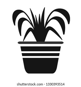 flower plant vector icon