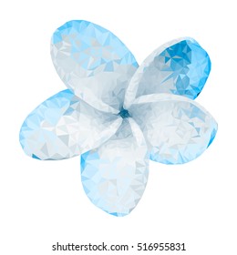 Flower. Polygon style.