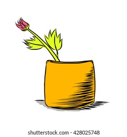 flower in a pot