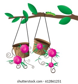 flower in pot