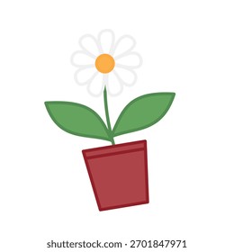 Blume in einem Topf Cartoon Element