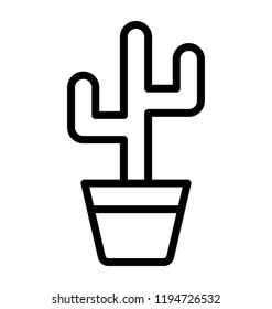 A flower pot with the grown cactus usually used as a prop in parties and events like junina