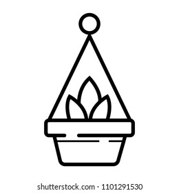 Flower pot icon.