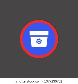 flower pot icon