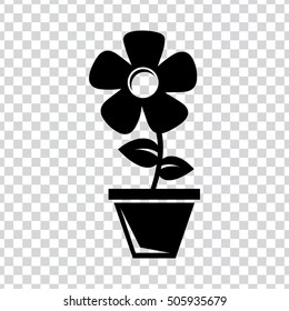 Flower in a pot icon