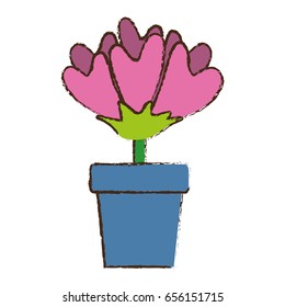 flower in a pot icon
