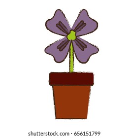 flower in a pot icon