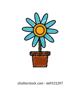 flower in a pot icon 