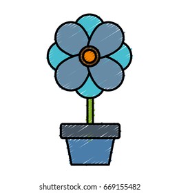 flower in a pot icon