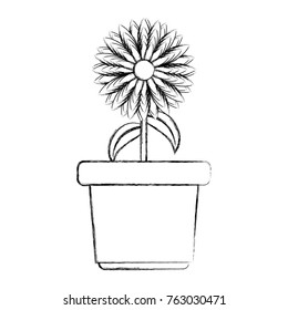 flower in a pot icon