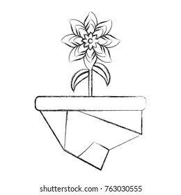 flower in a pot icon