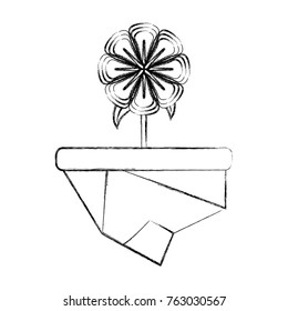 flower in a pot icon
