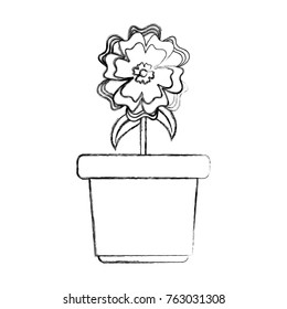 flower in a pot icon