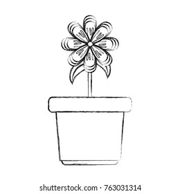 flower in a pot icon