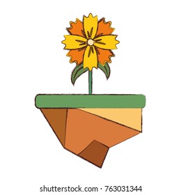 flower in a pot icon