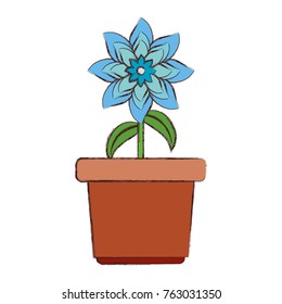 flower in a pot icon