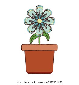 flower in a pot icon