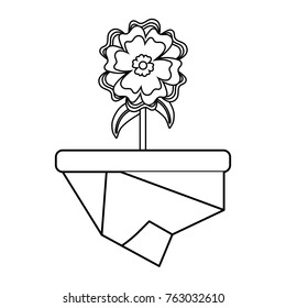 flower in a pot icon