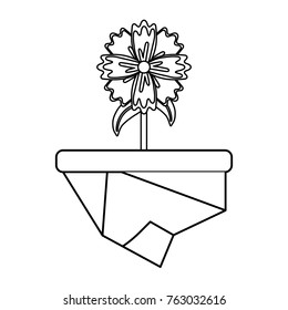 flower in a pot icon