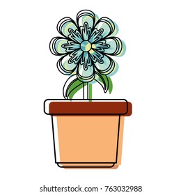 flower in a pot icon