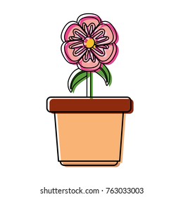 flower in a pot icon