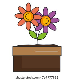 flower in pot icon