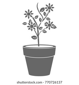 flower in pot icon