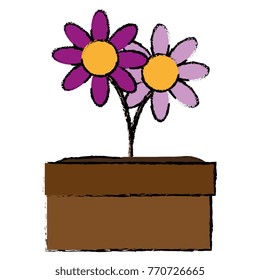 flower in pot icon