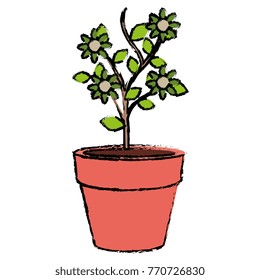 flower in pot icon