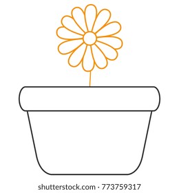 flower in pot icon