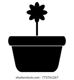 flower in pot icon