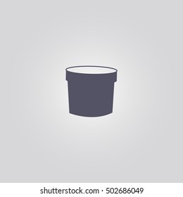 flower pot icon design