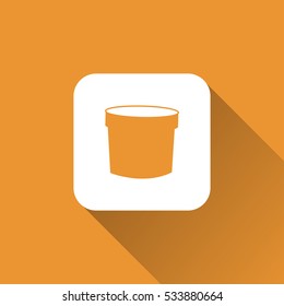 flower pot icon design