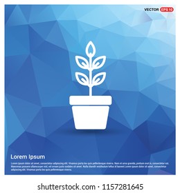 Flower Pot Icon - Free vector icon