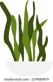 Flower pot icon. Vector illustration isolated on white background.