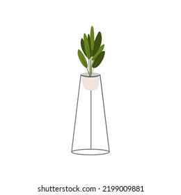 Icono de la barra de flores. Ilustración vectorial aislada en fondo blanco.