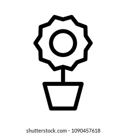 Flower Pot Plant 