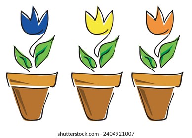 Flower pot. pots, flowers, design flower pot, flower design.