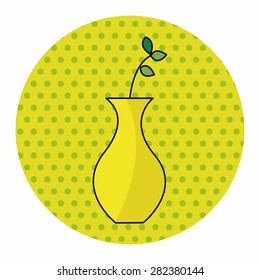 Flower pot theme elements