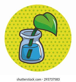 Flower pot theme elements