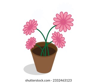 A flower pot vector is a digital image of a flower pot that has been created using vector graphics software. Vector graphics are images that are made up of mathematical formulas.