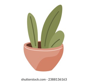 Leche de flores. Ilustración vectorial. El jardín botánico exhibe grandes especies de plantas de colección Las flores florecientes en el jardín crean una escena pintoresca Las plantas del follaje crean calma y tranquilidad